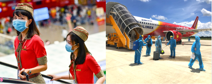 Tâm sự Tiếp viên hàng không mùa dịch & Vietjet Air đảm bảo an toàn phòng dịch cho khách