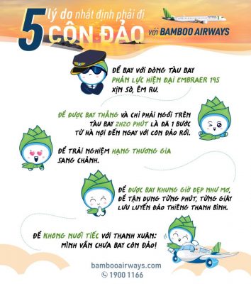 Bamboo Airways chính thức bay Côn Đảo